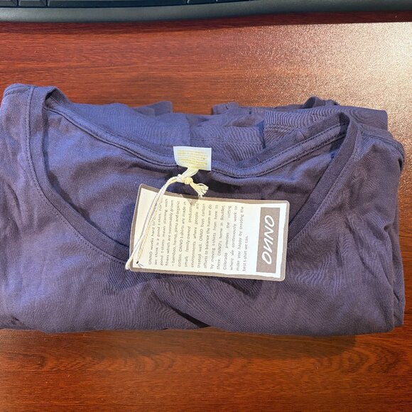 Women's Onno Short Sleeve Bamboo T-Shirt Dirty Purple - Picture 2 of 3